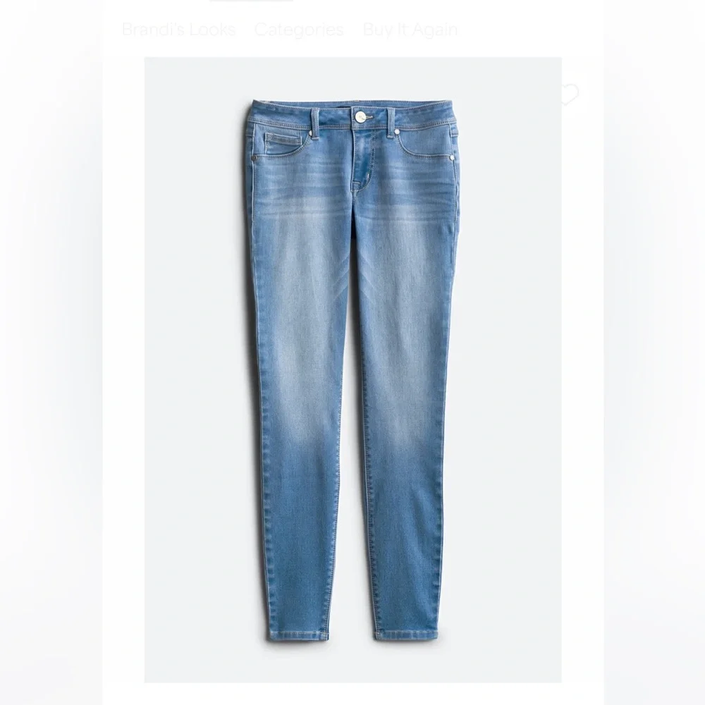 1822 Denim Women's Skinny Jeans in Soft Blue size 12 - Picture 1 of 6